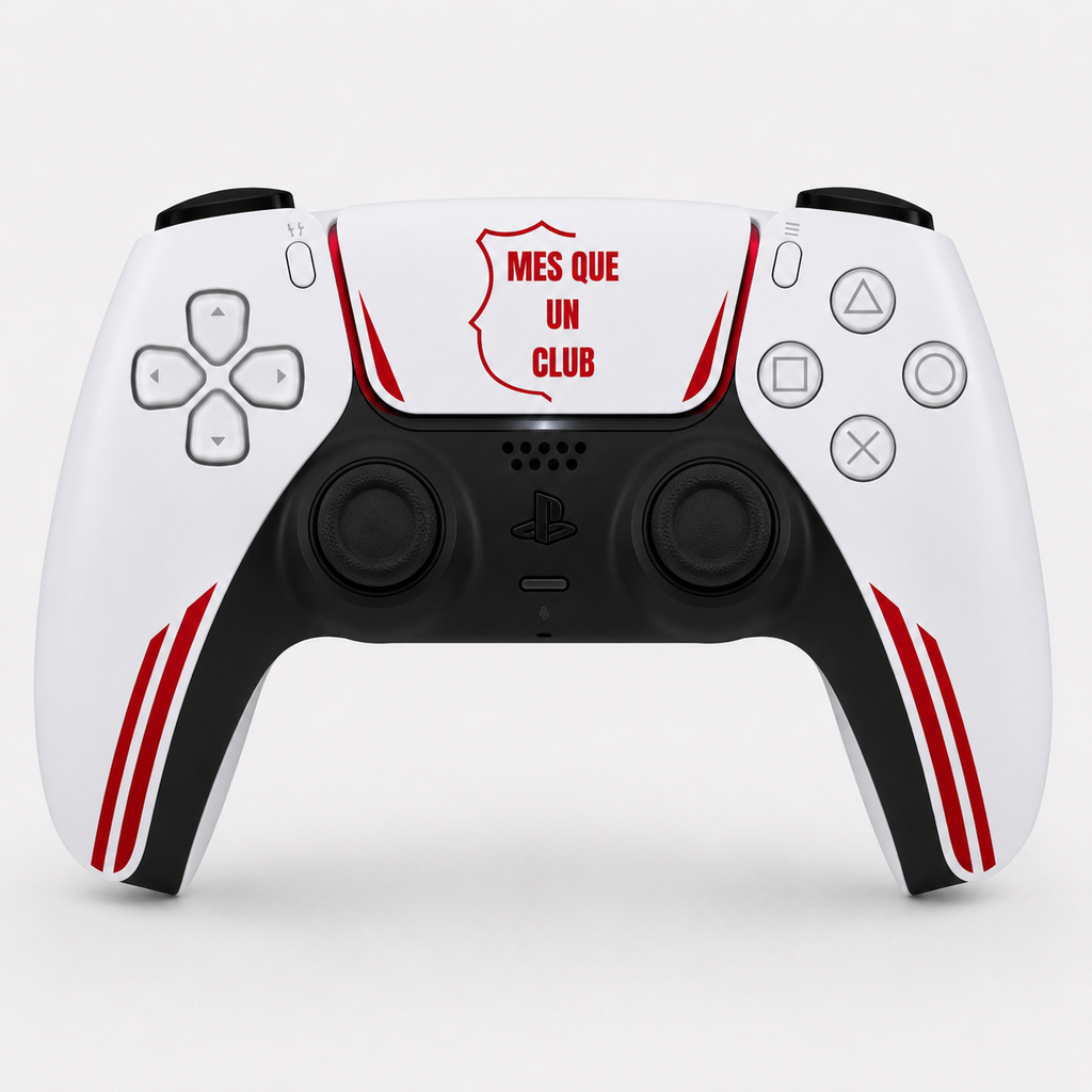 Manette PS5 Personalisée Barcelone — Kit Pochoirs & Stickers
