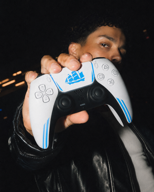 Manette PS5 Personalisée Manchester C. — Kit Pochoirs & Stickers