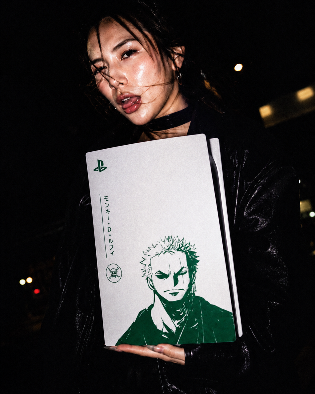 PS5 Custom One Piece Zoro — Kit Pochoirs & Stickers