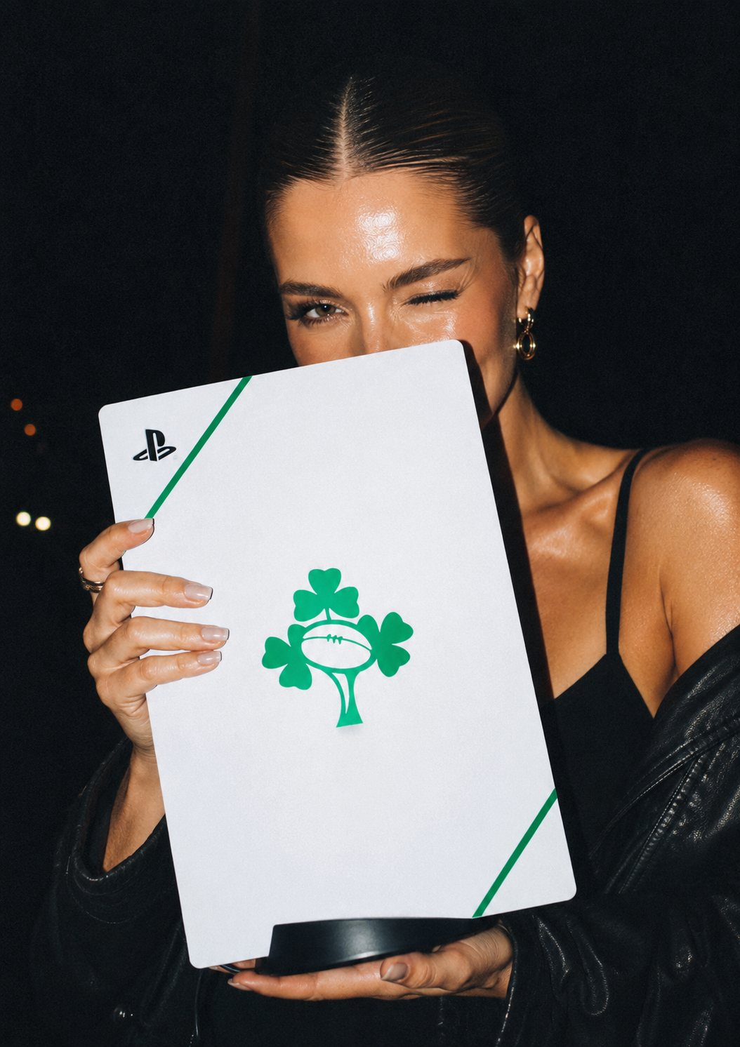 PS5 Personnalisée Irlande Rugby  — Kit Pochoirs & Stickers