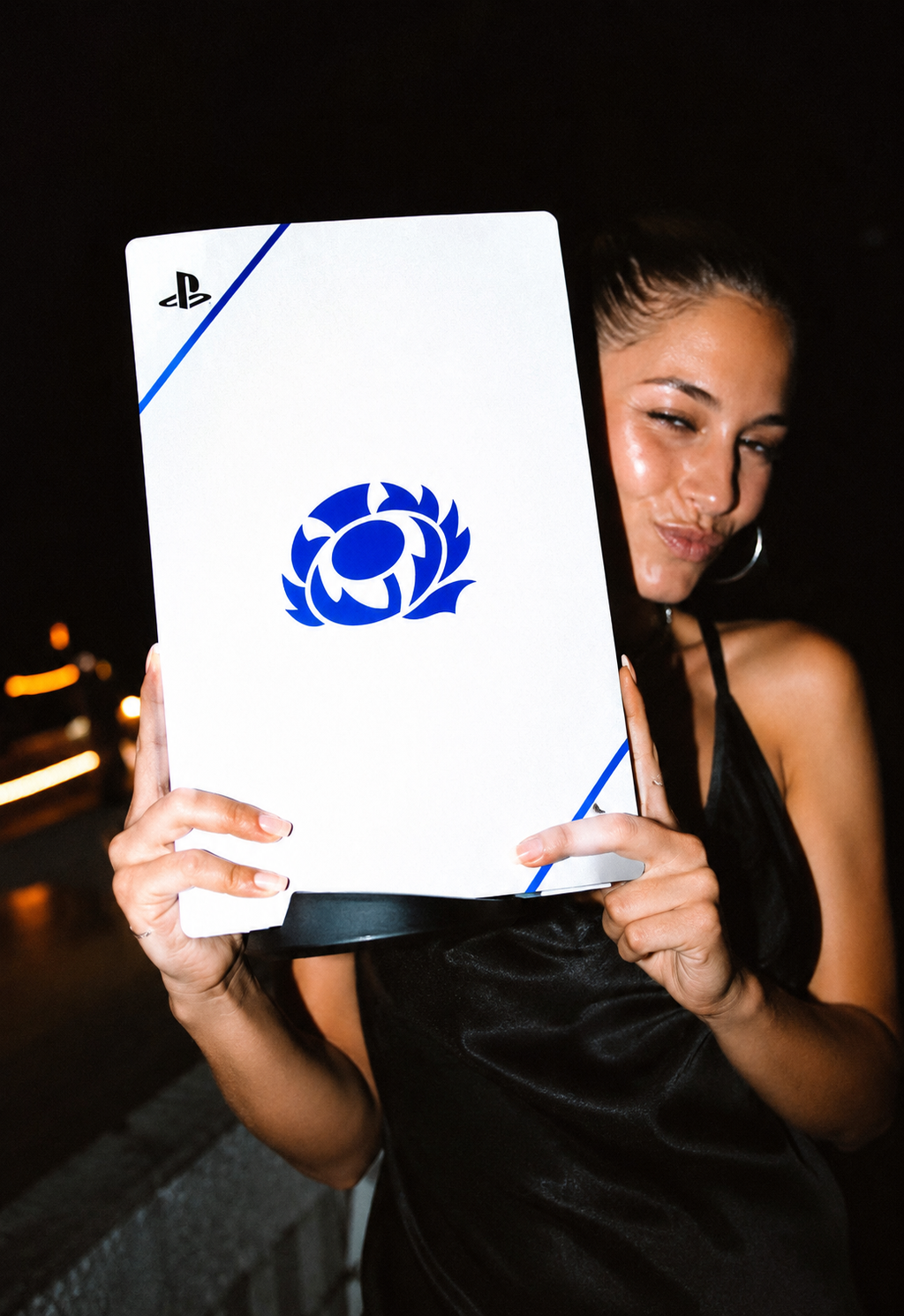 PS5 Personnalisée Écosse Rugby  — Kit Pochoirs & Stickers
