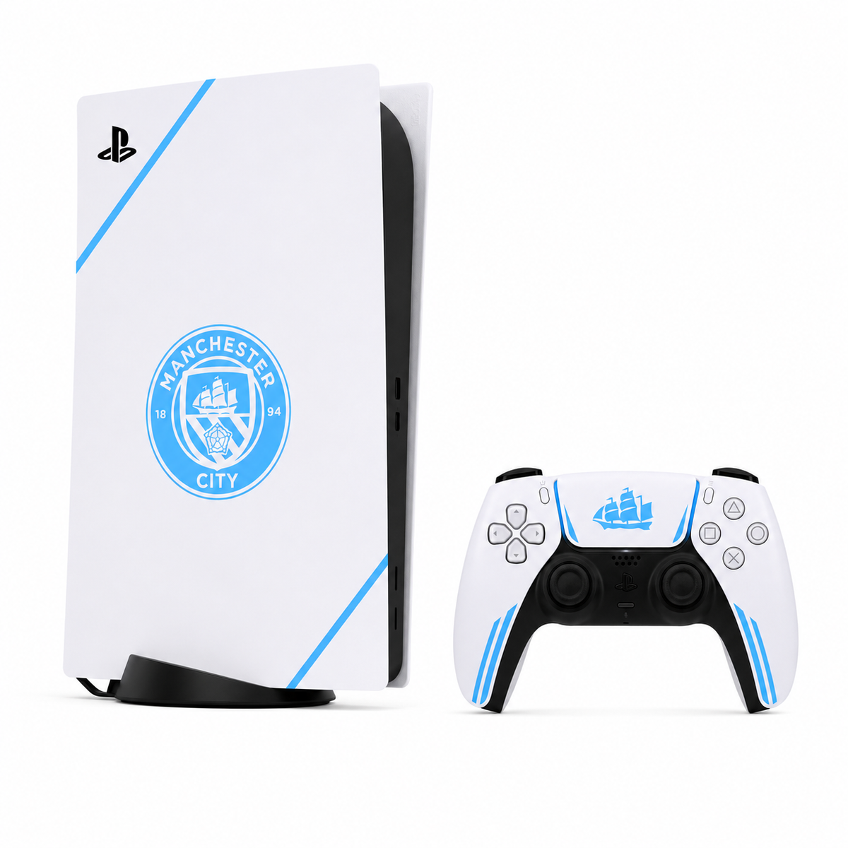 Pack Manette PS5 + PS5 Custom Edition Foot — Kit Pochoirs & Stickers