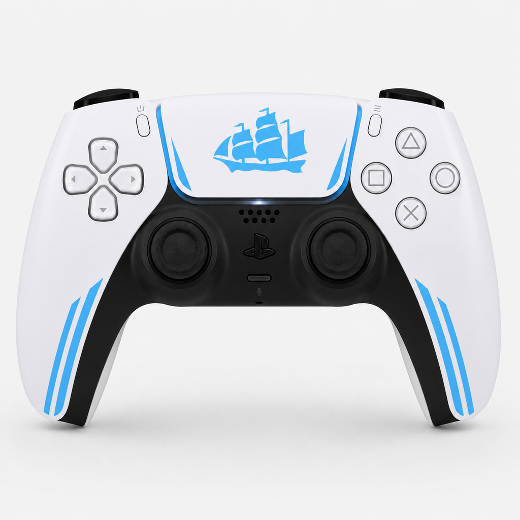 Manette PS5 Personalisée Manchester C. — Kit Pochoirs & Stickers