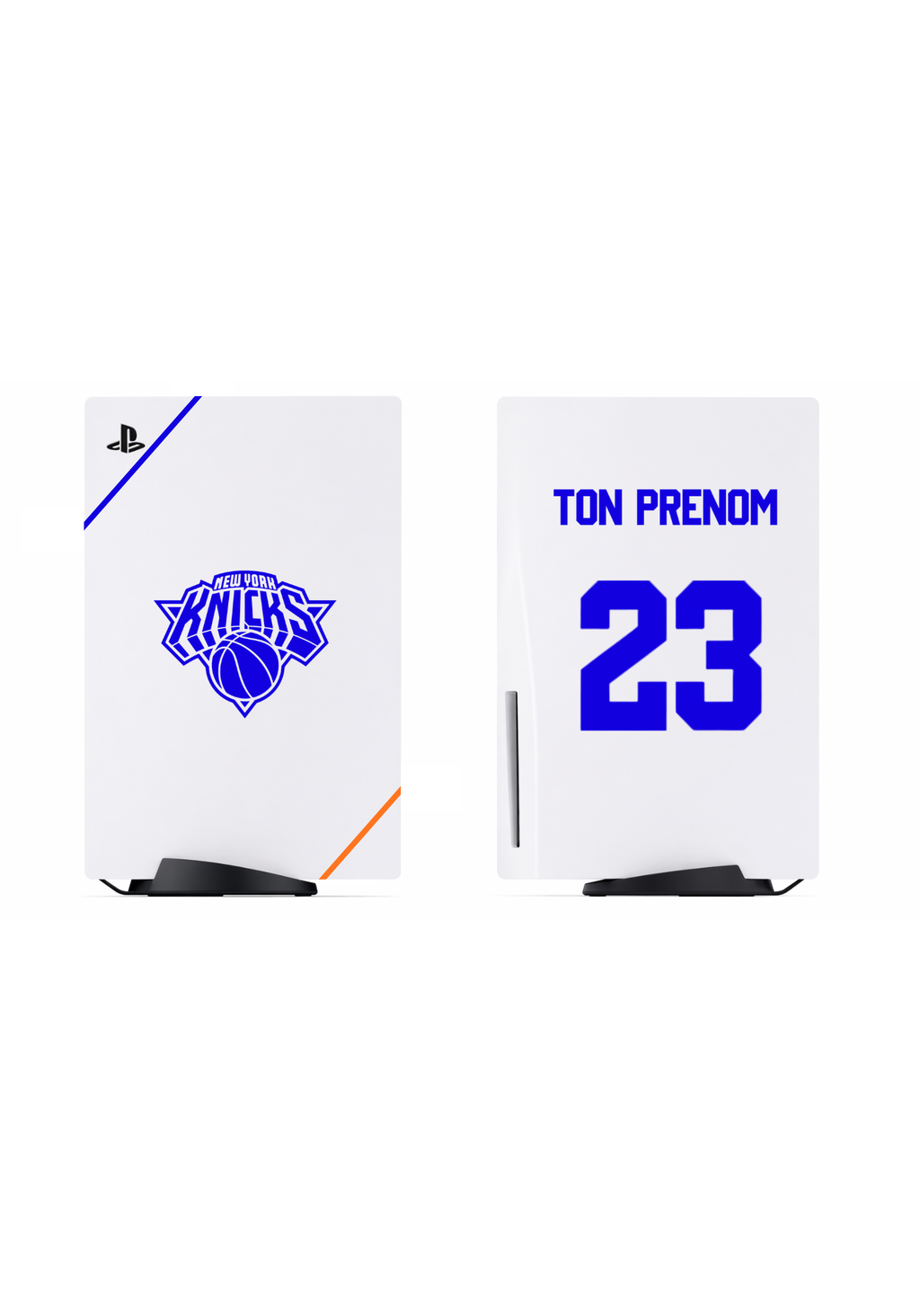 PS5 Personnalisée Knicks — Kit Pochoirs & Stickers