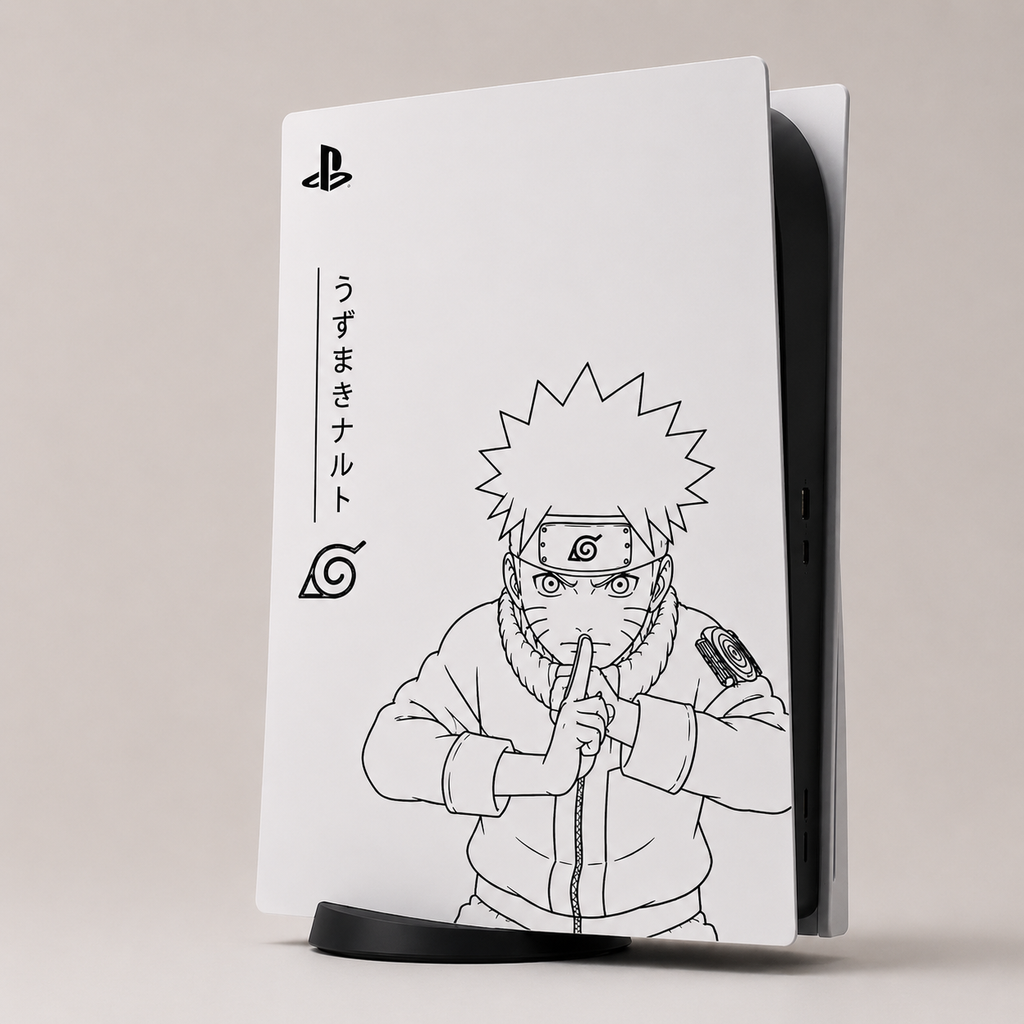 PS5 Custom Naruto — Kit Pochoirs & Stickers