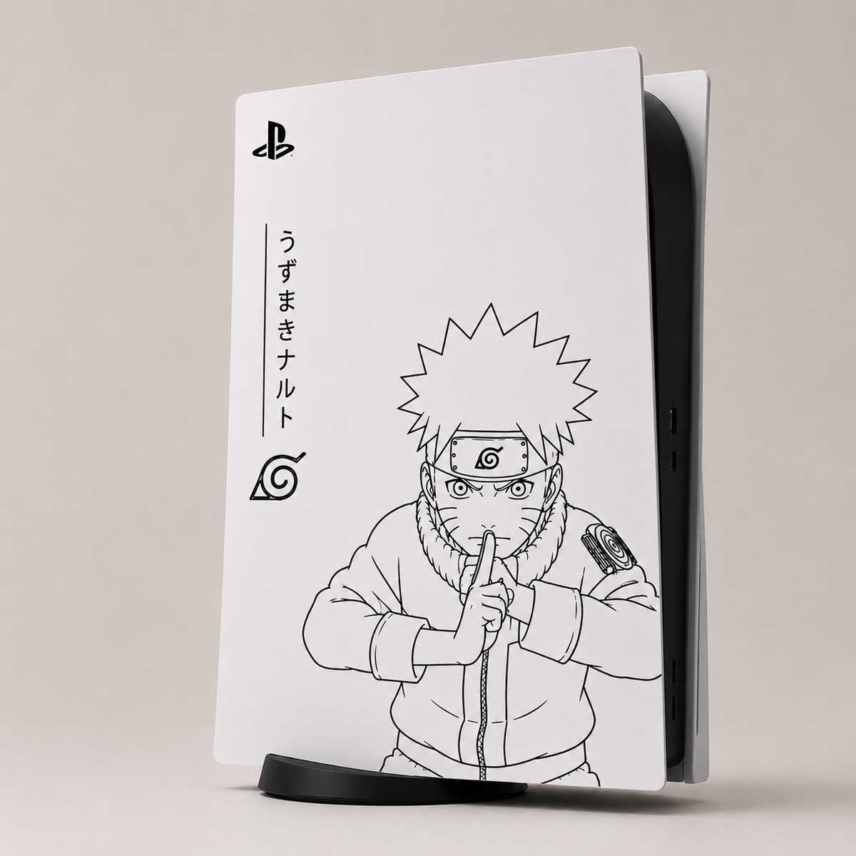PS5 Custom Naruto — Kit Pochoirs & Stickers