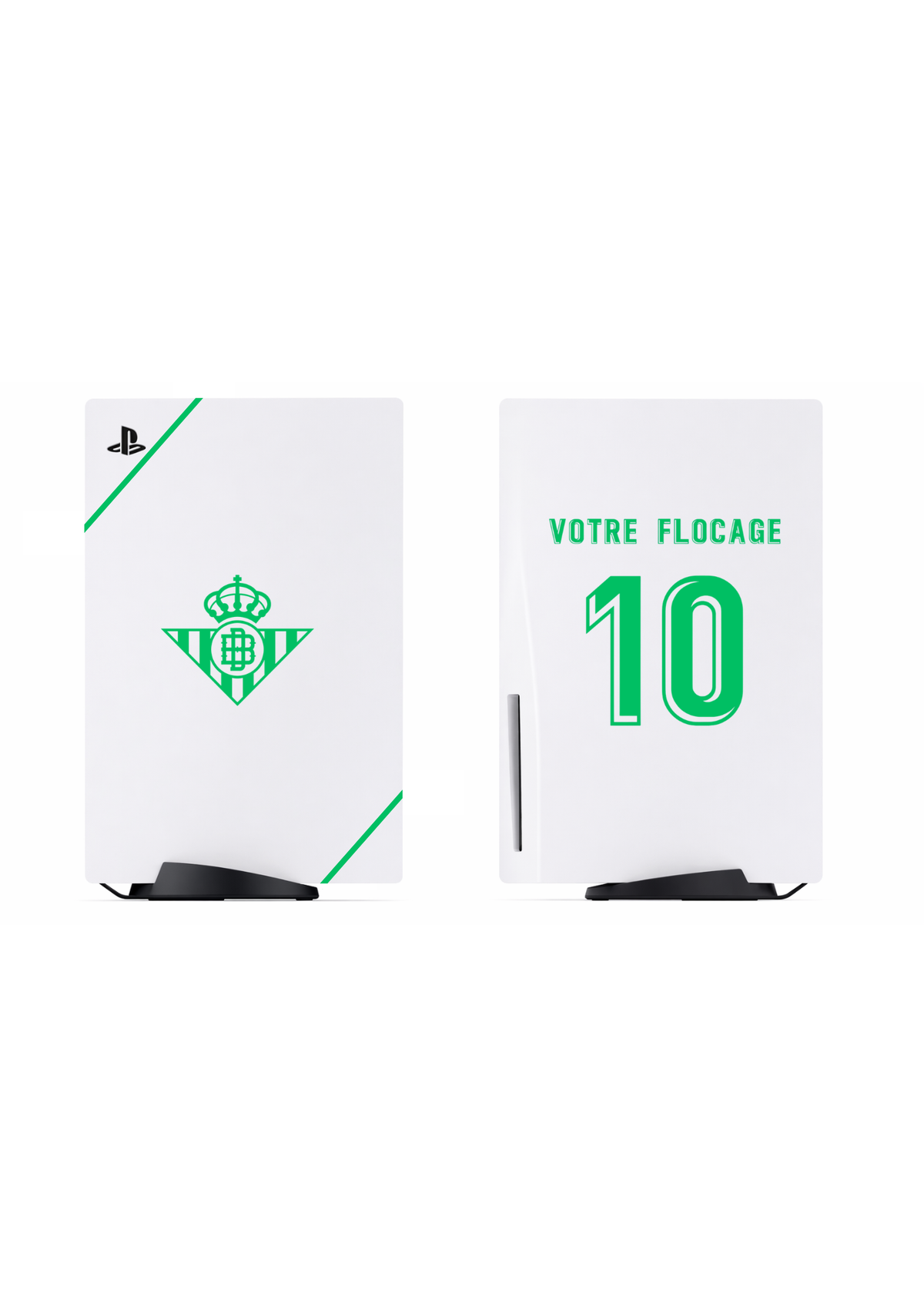 PS5 Personnalisée Betis Seville  — Kit Pochoirs & Stickers