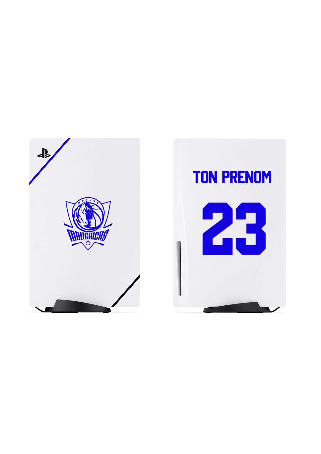 PS5 Personnalisée Mavericks — Kit Pochoirs & Stickers