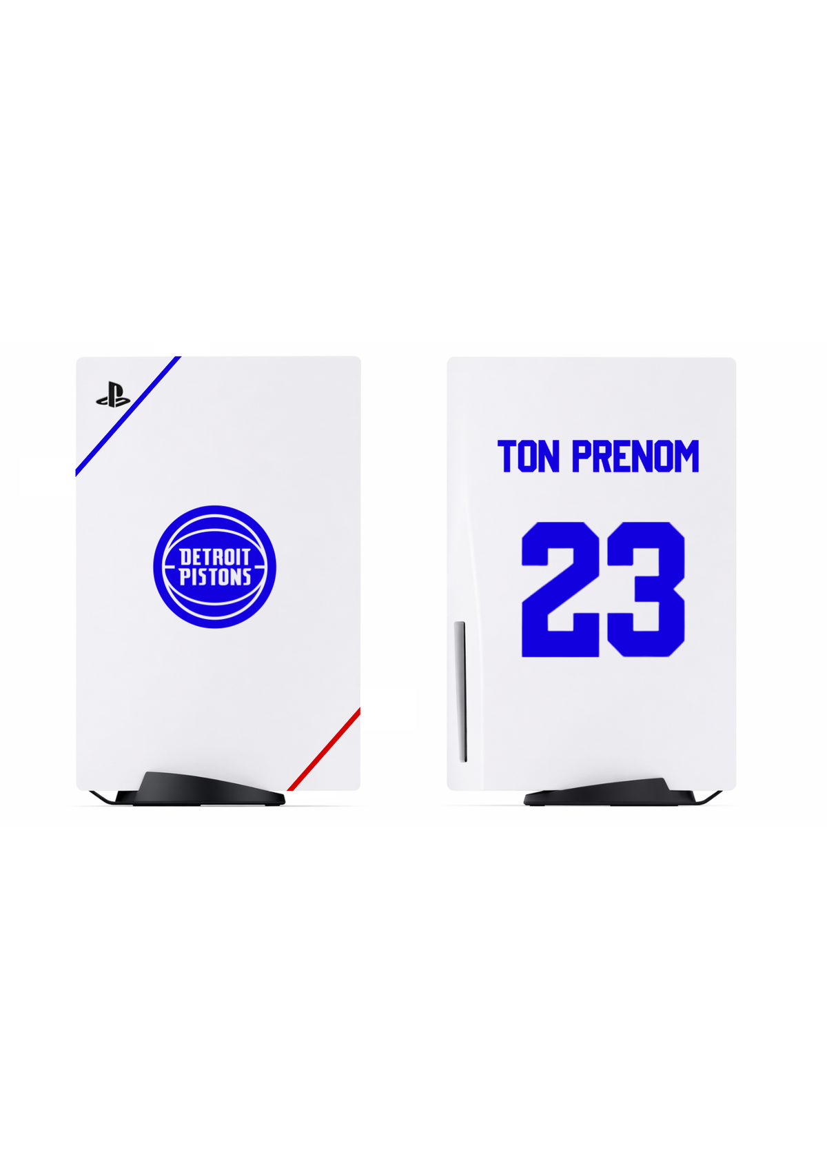 PS5 Personnalisée Pistons — Kit Pochoirs & Stickers