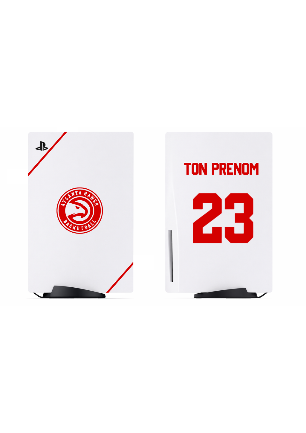 PS5 Personnalisée Hawks — Kit Pochoirs & Stickers