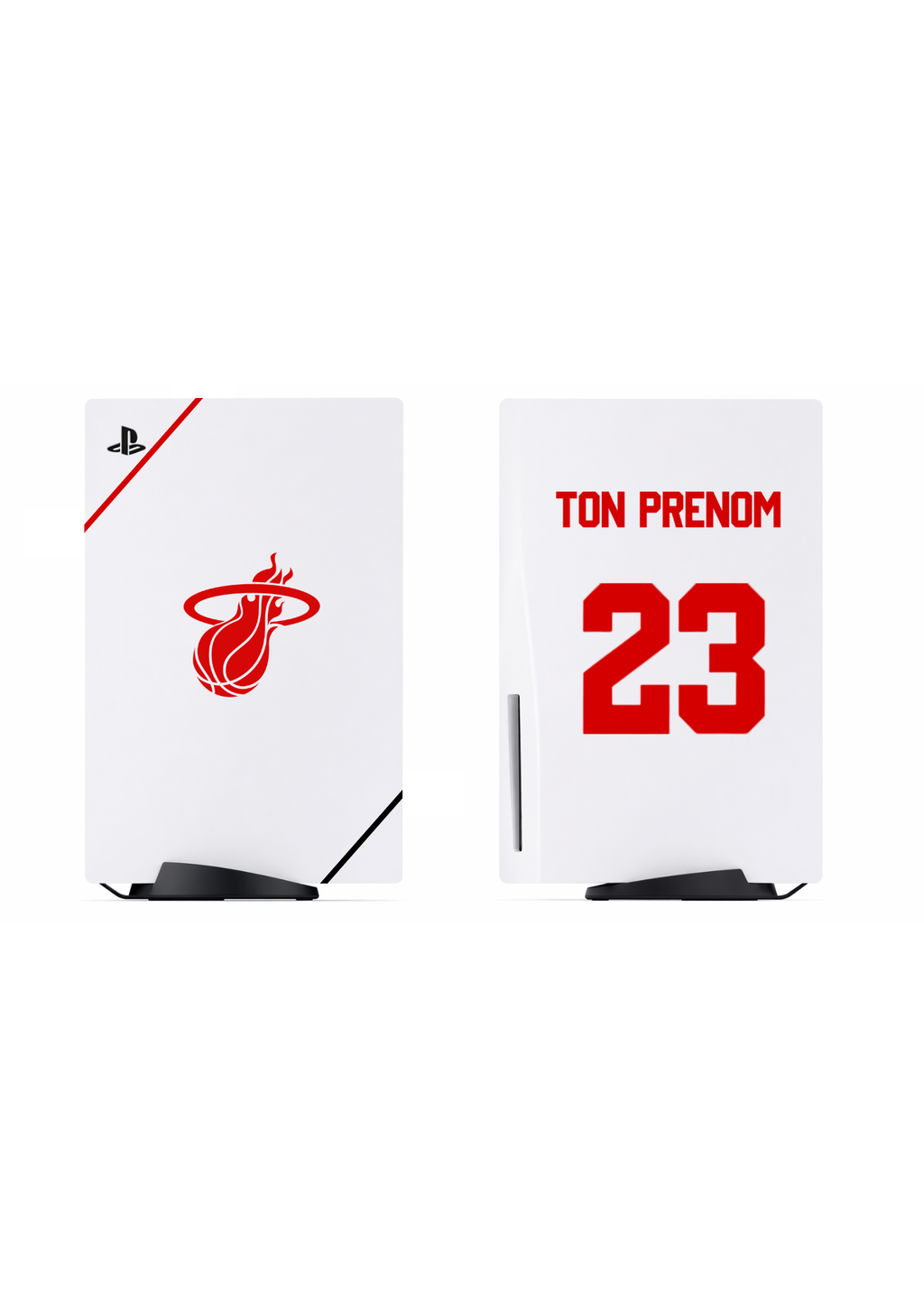 PS5 Personnalisée Heat — Kit Pochoirs & Stickers