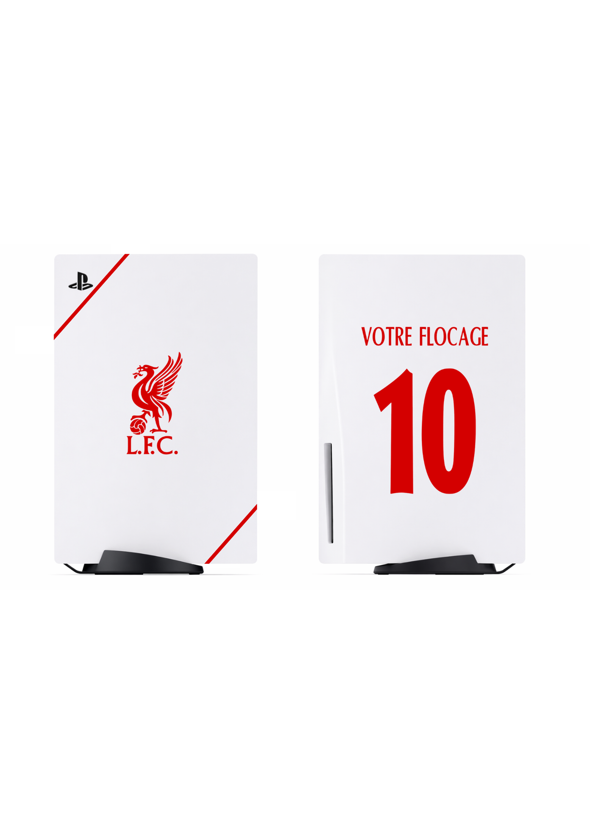 PS5 Personnalisée Liverpool  — Kit Pochoirs & Stickers