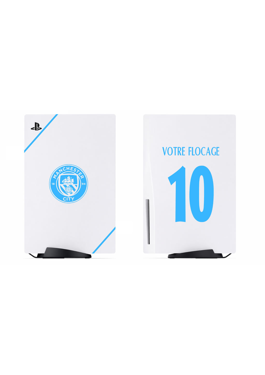 PS5 Personnalisée Manchester C.  — Kit Pochoirs & Stickers