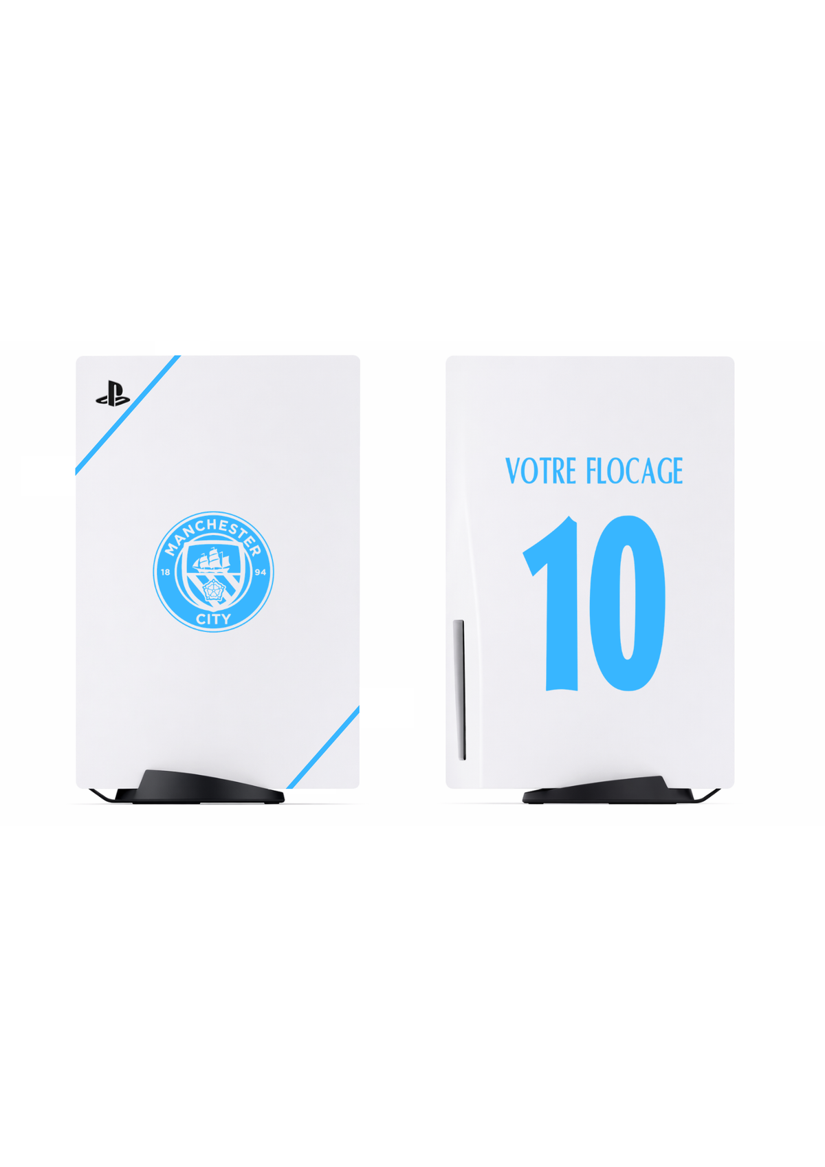 PS5 Personnalisée Manchester C.  — Kit Pochoirs & Stickers