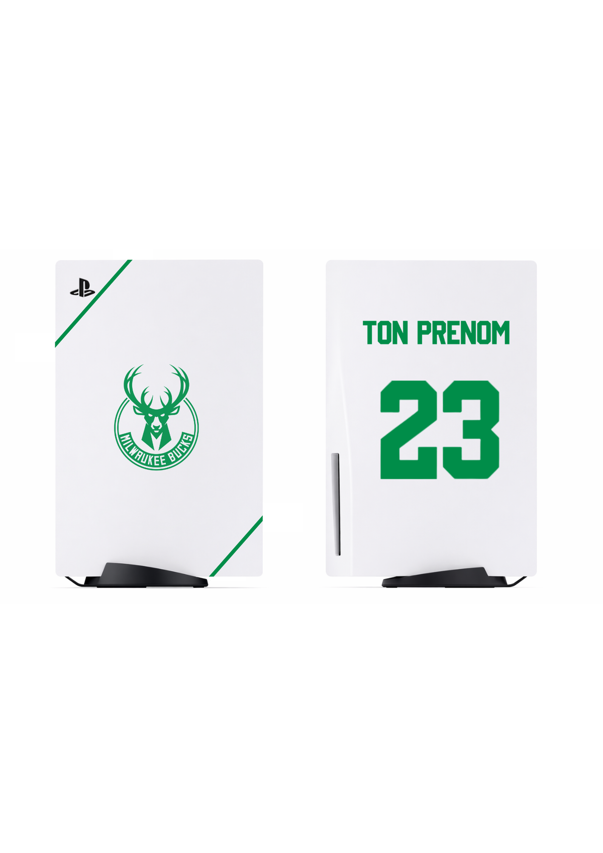 PS5 Personnalisée Bucks — Kit Pochoirs & Stickers