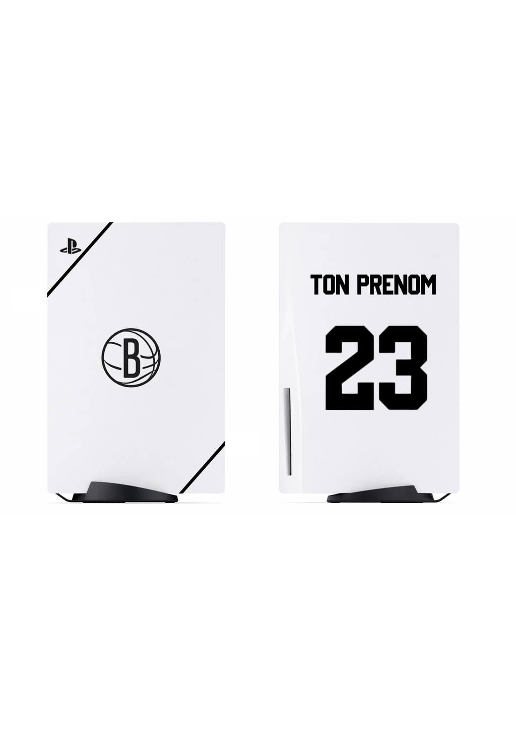 PS5 Personnalisée Nets — Kit Pochoirs & Stickers