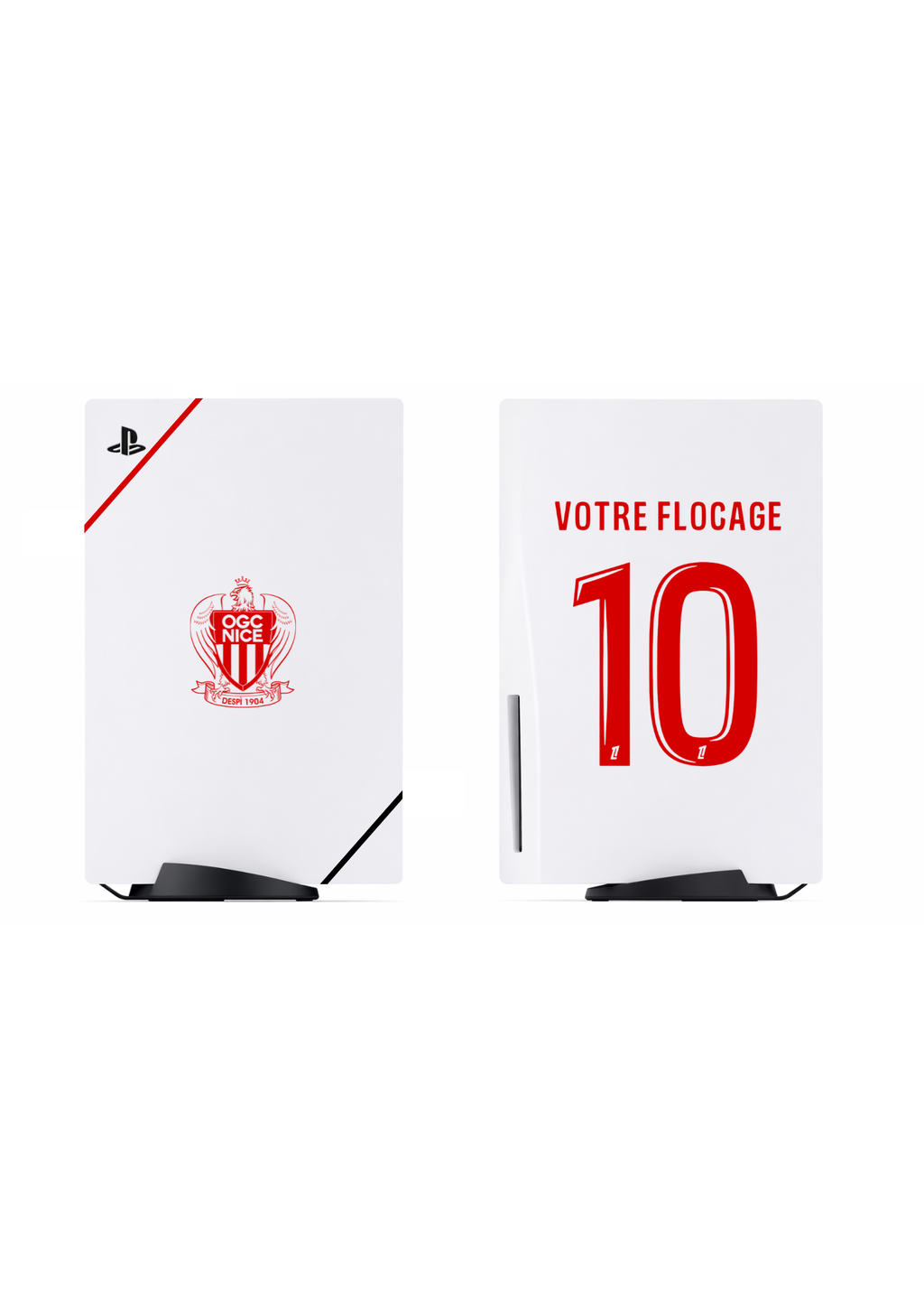 PS5 Personnalisée Nice — Kit Pochoirs & Stickers