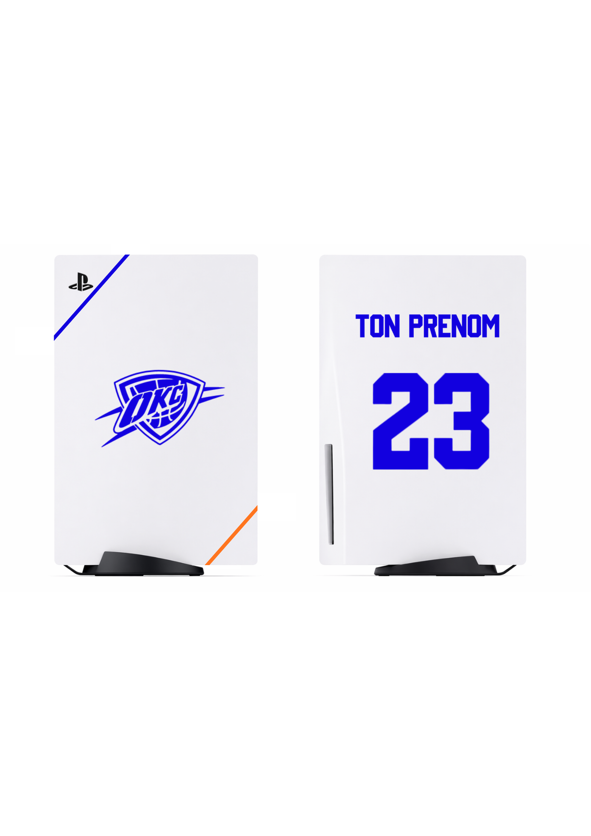 PS5 Personnalisée Thunders — Kit Pochoirs & Stickers