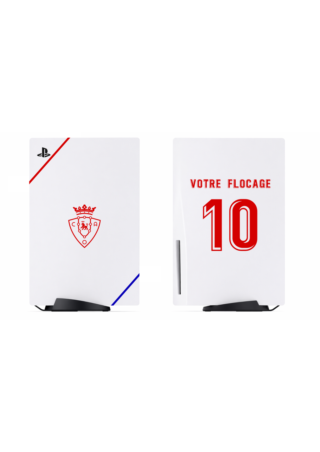 PS5 Personnalisée Osasuna  — Kit Pochoirs & Stickers