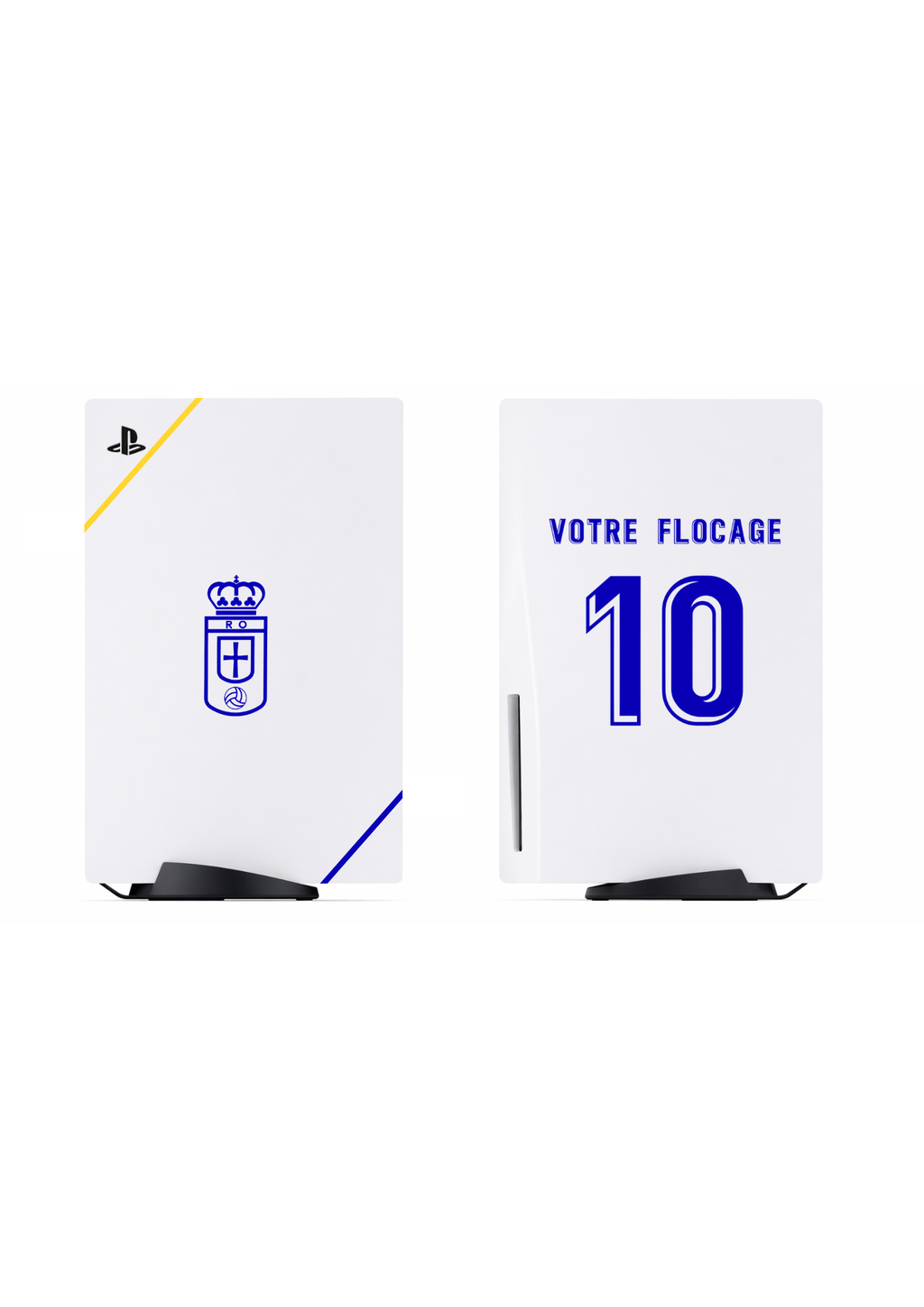 PS5 Personnalisée Oviedo  — Kit Pochoirs & Stickers