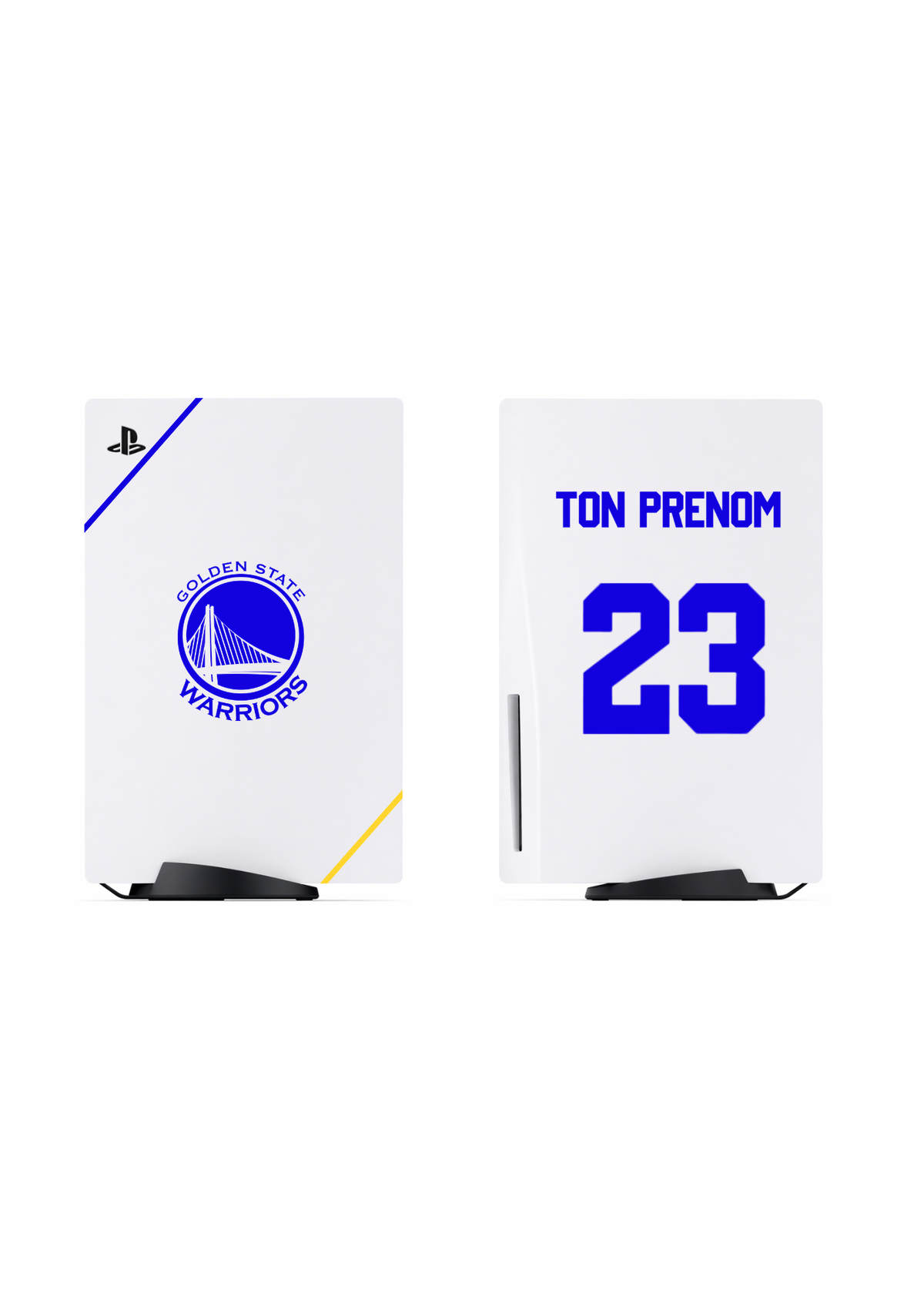 PS5 Personnalisée Warriors — Kit Pochoirs & Stickers