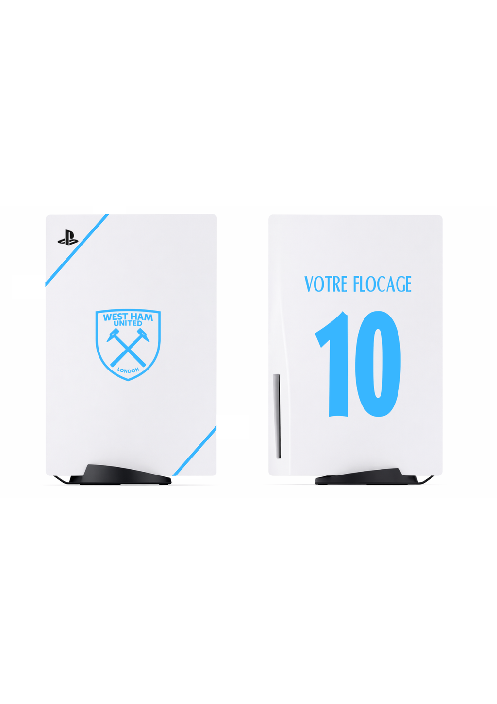 PS5 Personnalisée West Ham  — Kit Pochoirs & Stickers