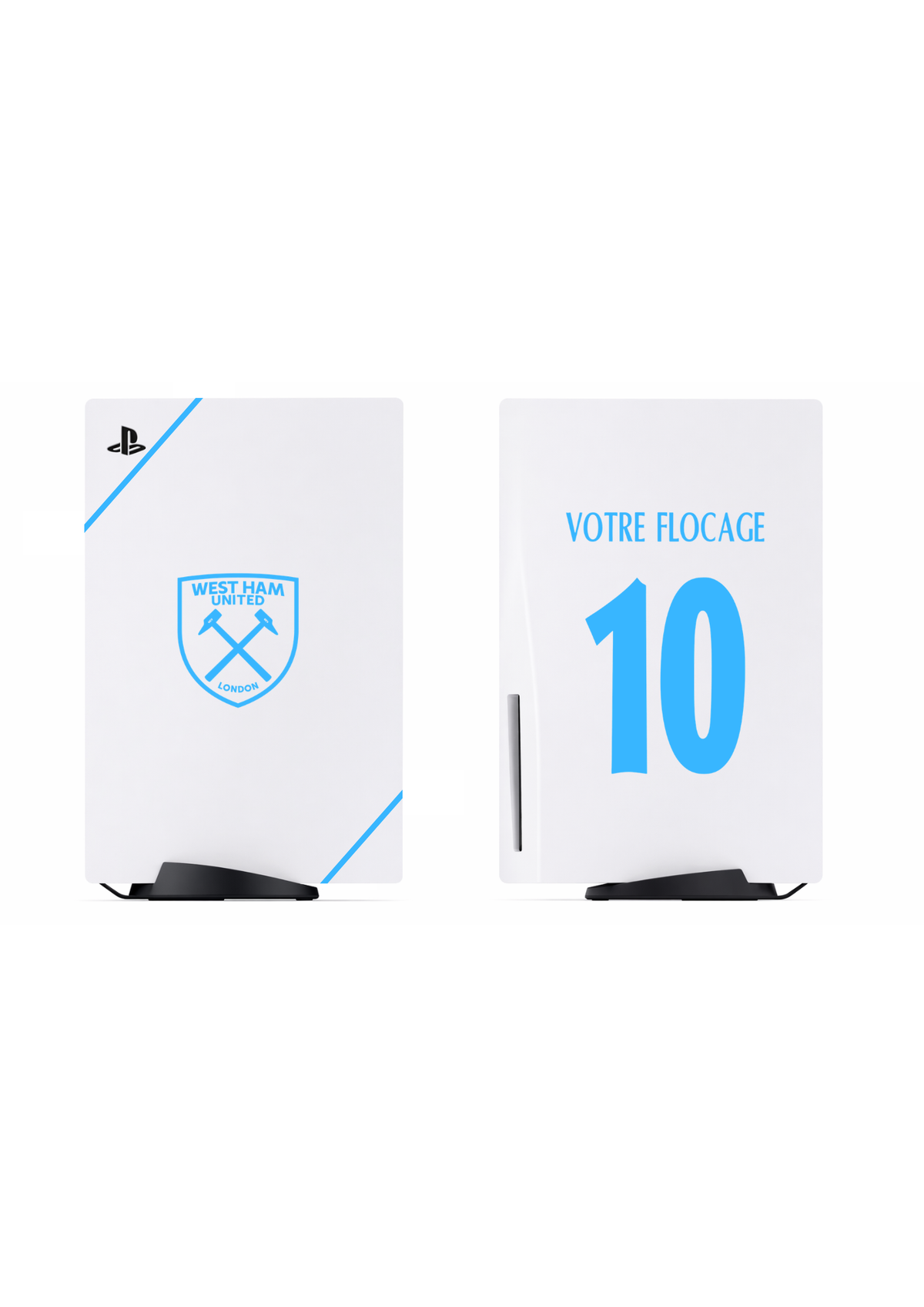 PS5 Personnalisée West Ham  — Kit Pochoirs & Stickers