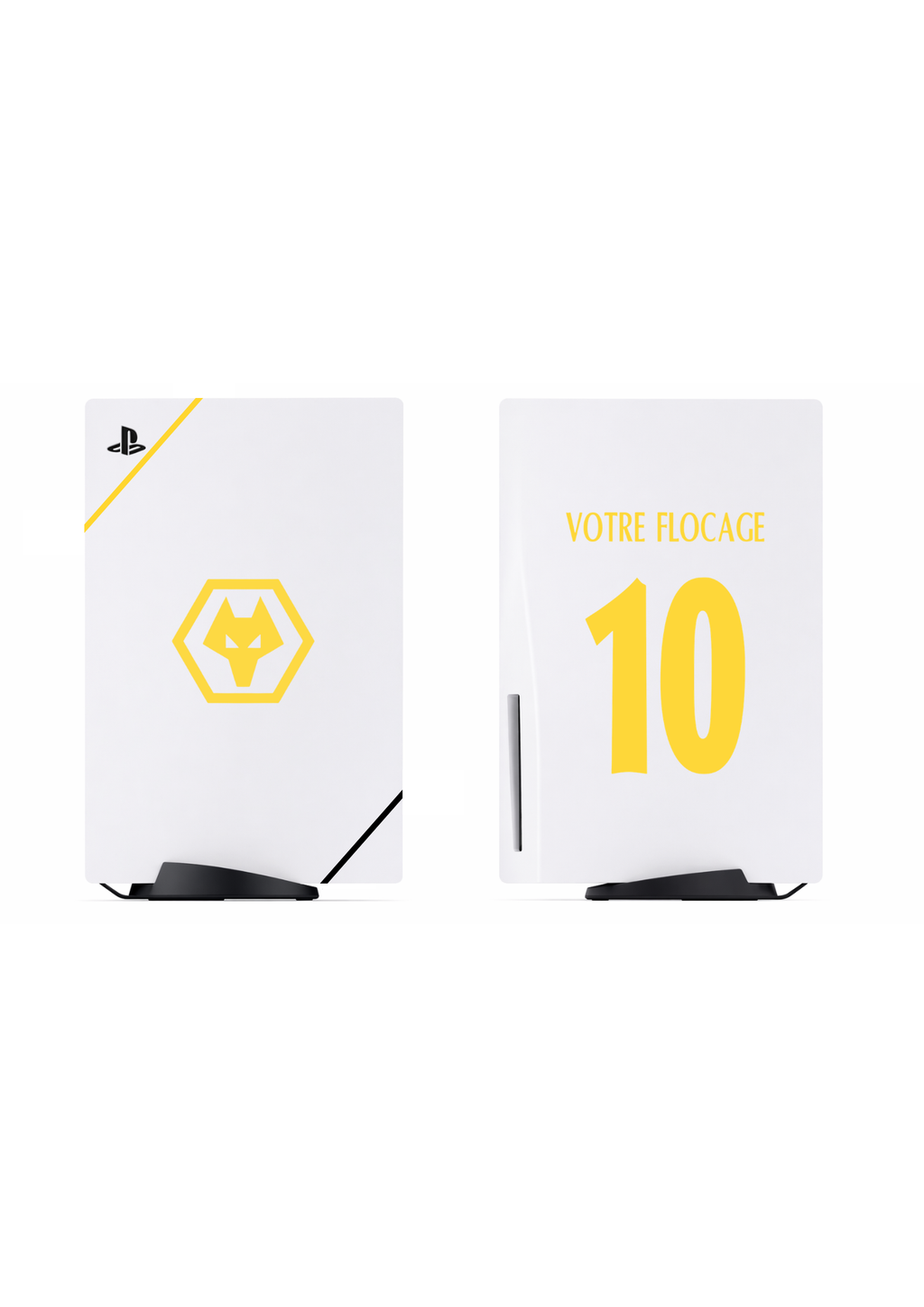PS5 Personnalisée Wolves  — Kit Pochoirs & Stickers