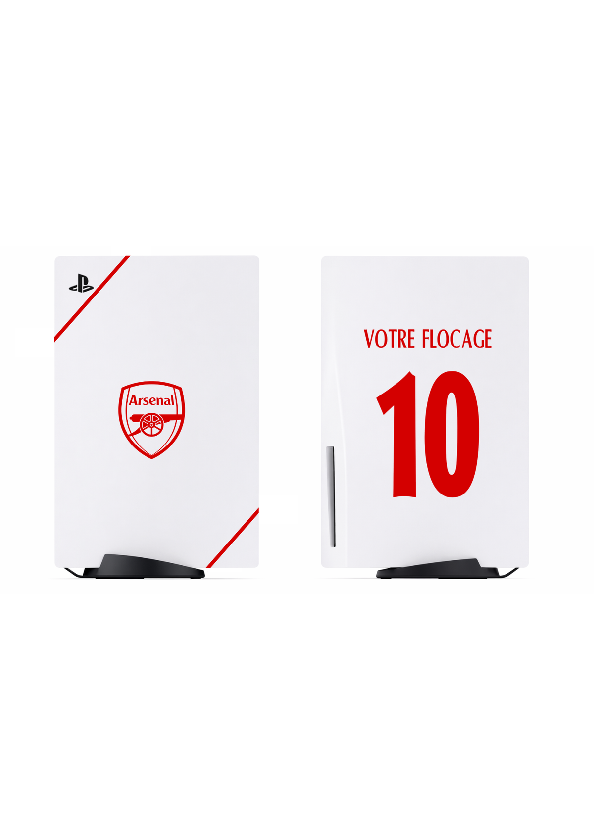 PS5 Personnalisée Arsenal — Kit Pochoirs & Stickers