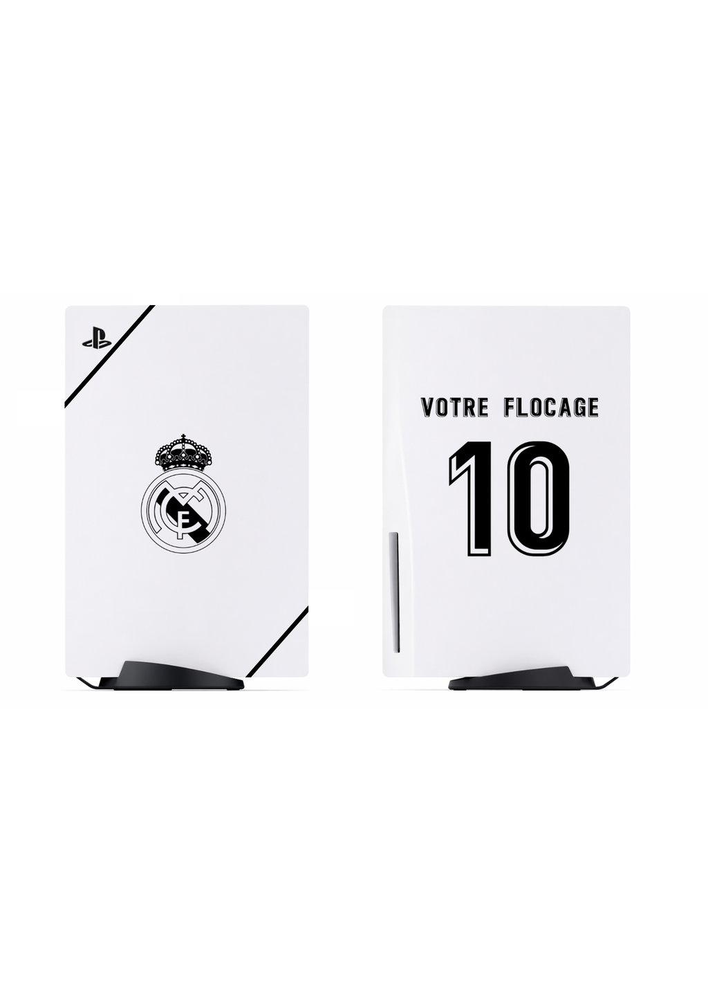 PS5 Personnalisée Madrid — Kit Pochoirs & Stickers