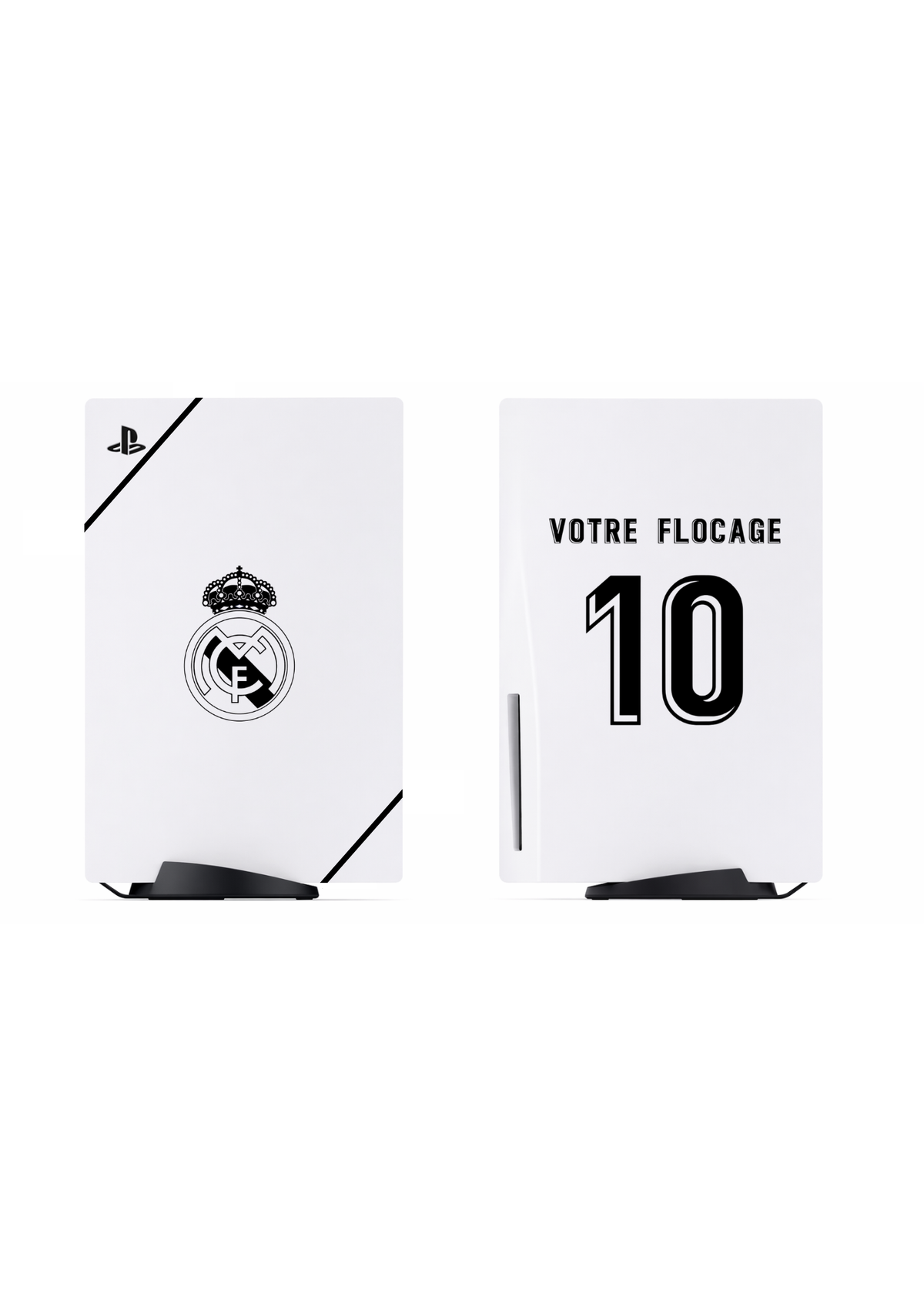 PS5 Personnalisée Madrid — Kit Pochoirs & Stickers