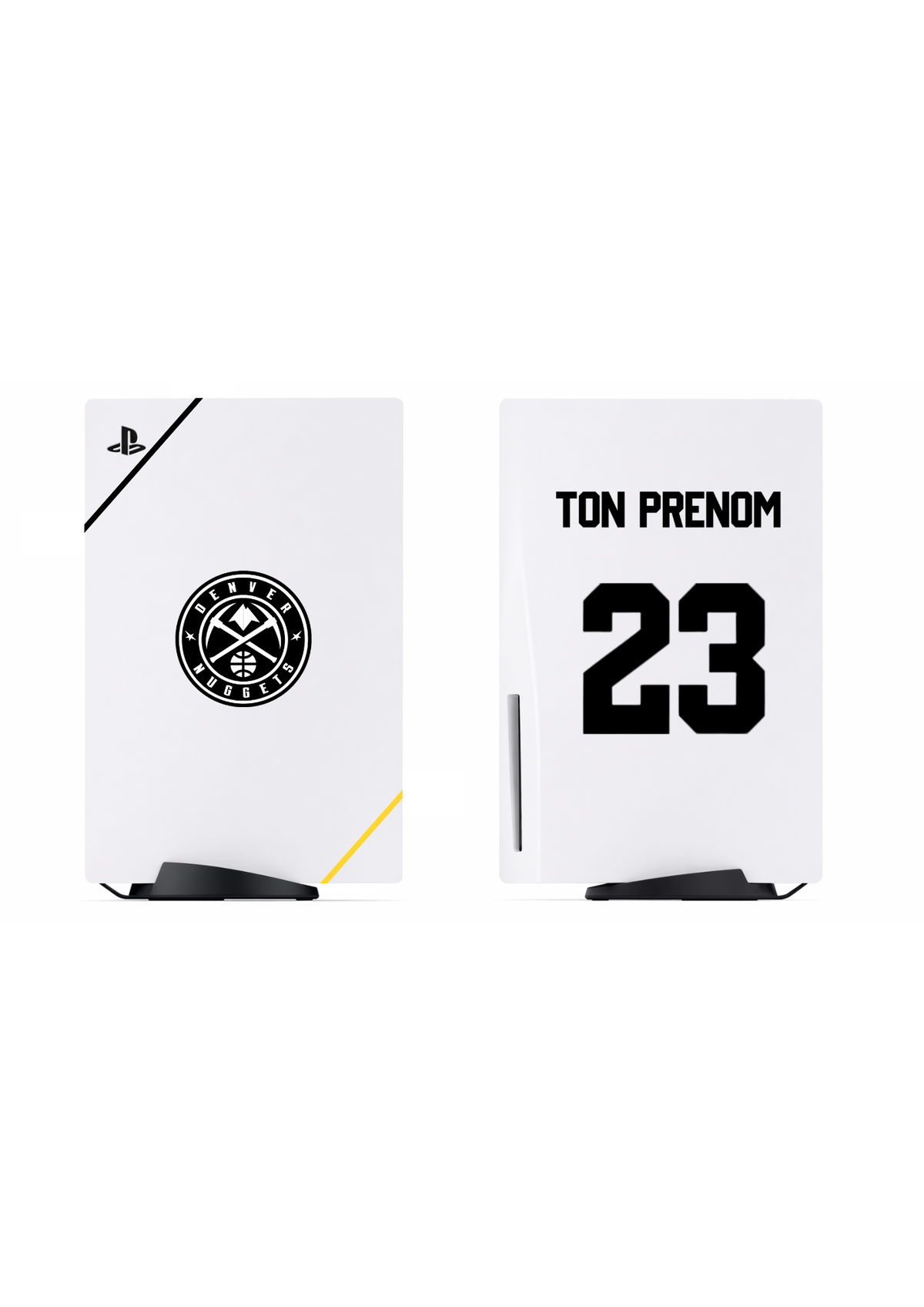 PS5 Personnalisée Nuggets — Kit Pochoirs & Stickers