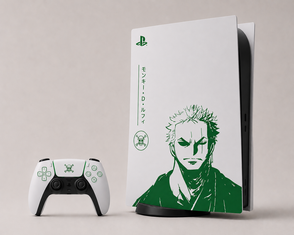 Pack Manette PS5 + PS5 Custom Edition Anime — Kit Pochoirs & Stickers