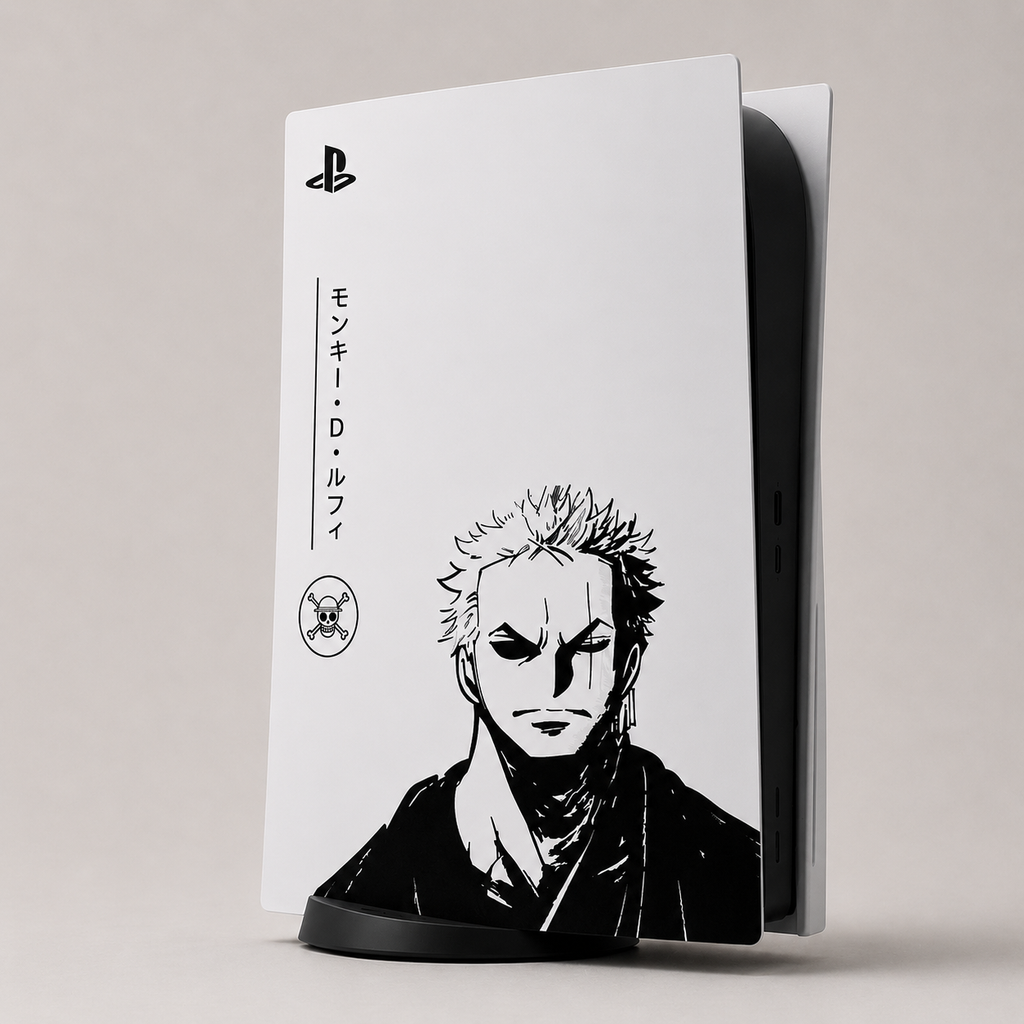 PS5 Custom One Piece Zoro — Kit Pochoirs & Stickers